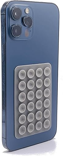 Grips by CRYSTALFY - Soporte adhesivo de silicona con succión para teléfono, soporte adhesivo para iPhone, crea contenido, videos de TikTok,