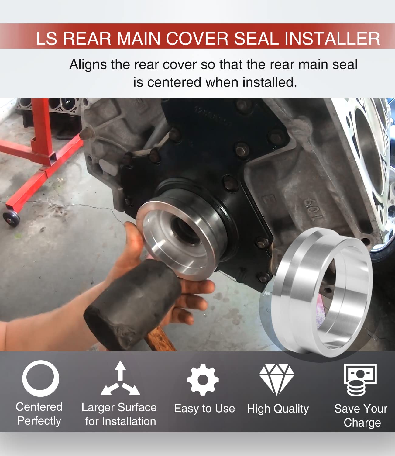 LS Timing Cover Tool For LS Rear Main Seal Alignment Tool,Front Cover ...