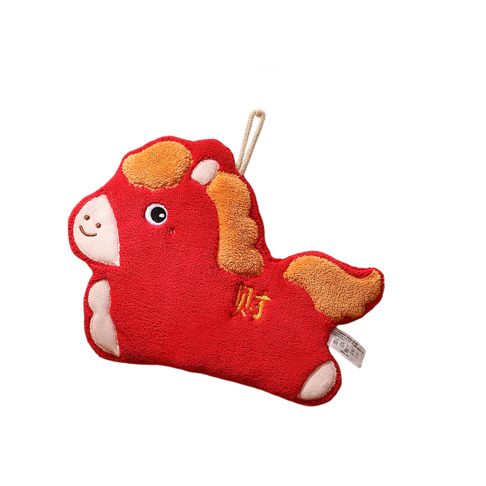 carotoe Corals Fleece Hand Towel with Horse Design Symbolizing Success and Luck Soft Hand Towel