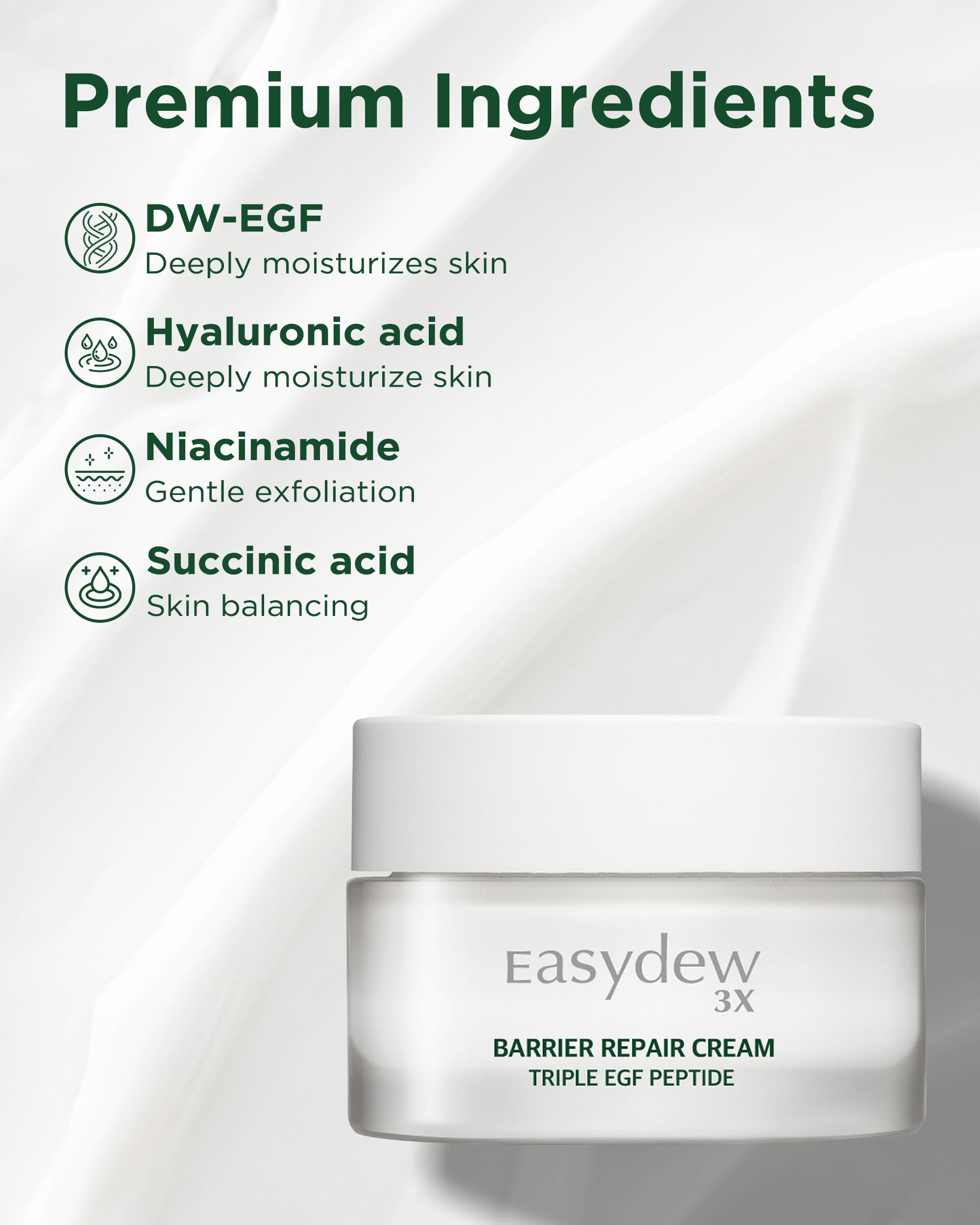 Amazon.com: EASYDEW Barrier Repair Cream - Intense Hydration and