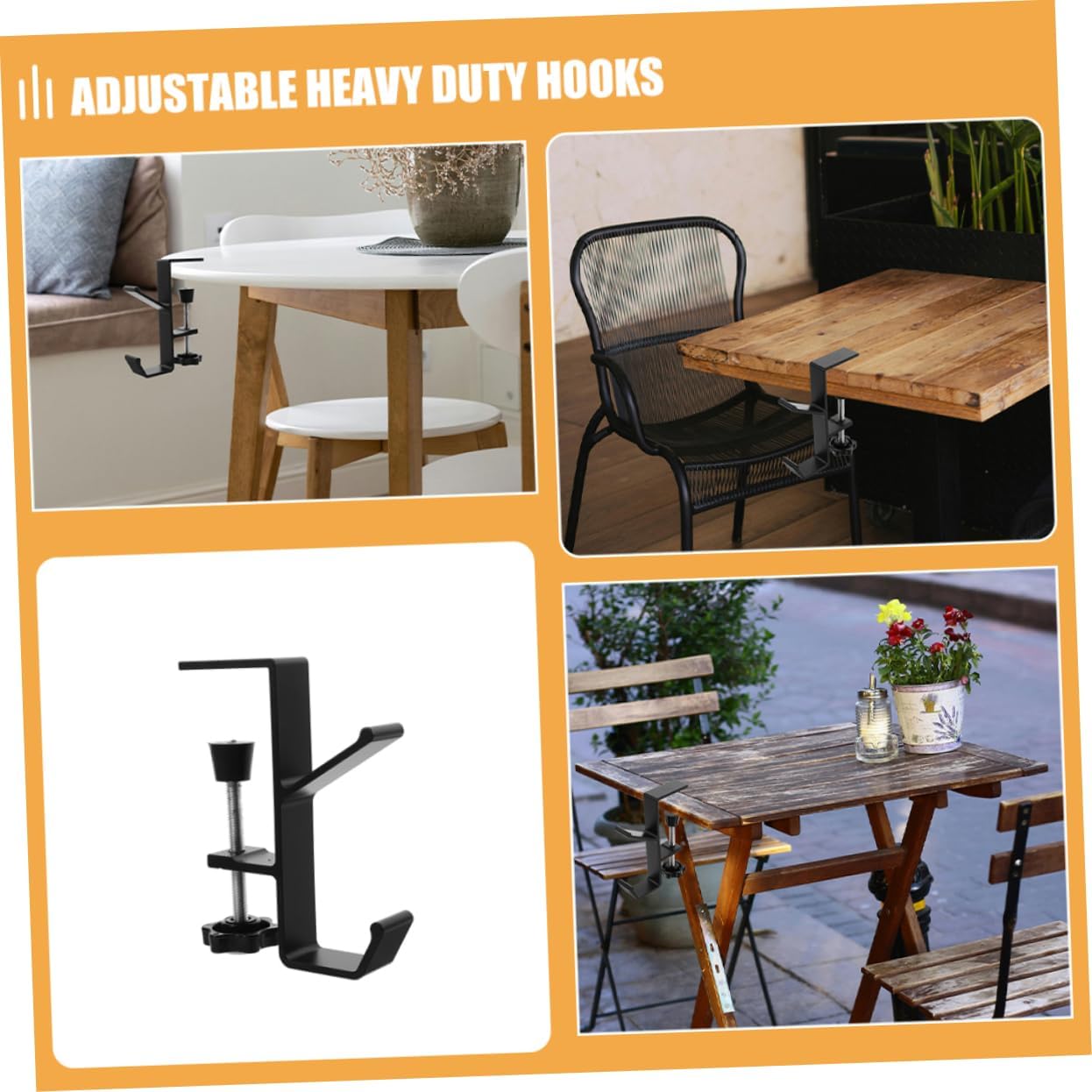 4pcs Garland Hangers Mantle Hooks No Drill Stocking Holders for Decoration