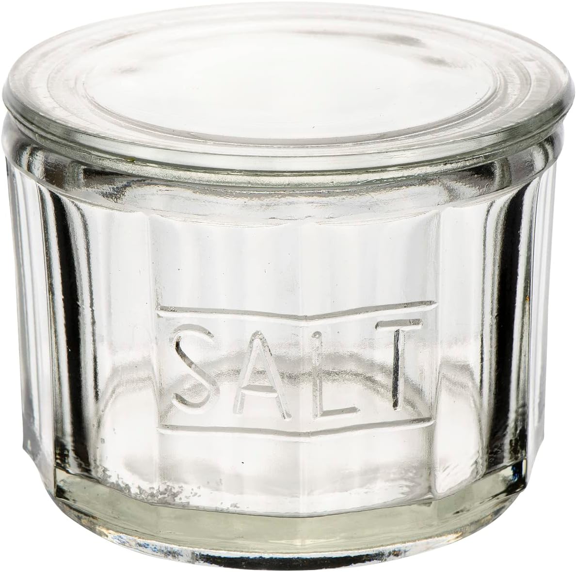 Creative Co-op DA3024 Salt Glass, 4.5"L x 4.5"W x 3.5"H, Clear