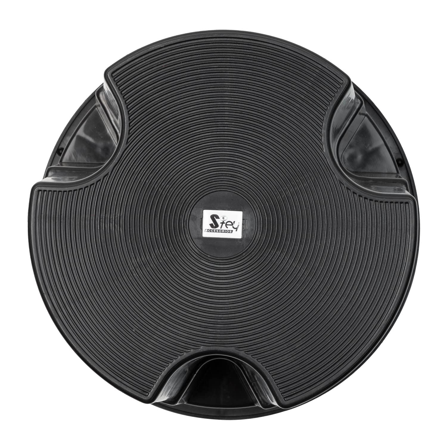 STEY ACCESORIOS Low Round With 2 Steps - Easy Transport, Made Of Plastic - Levels 21 And 42 Cm - Includes Folding Wheels With Weight Blocking - Made