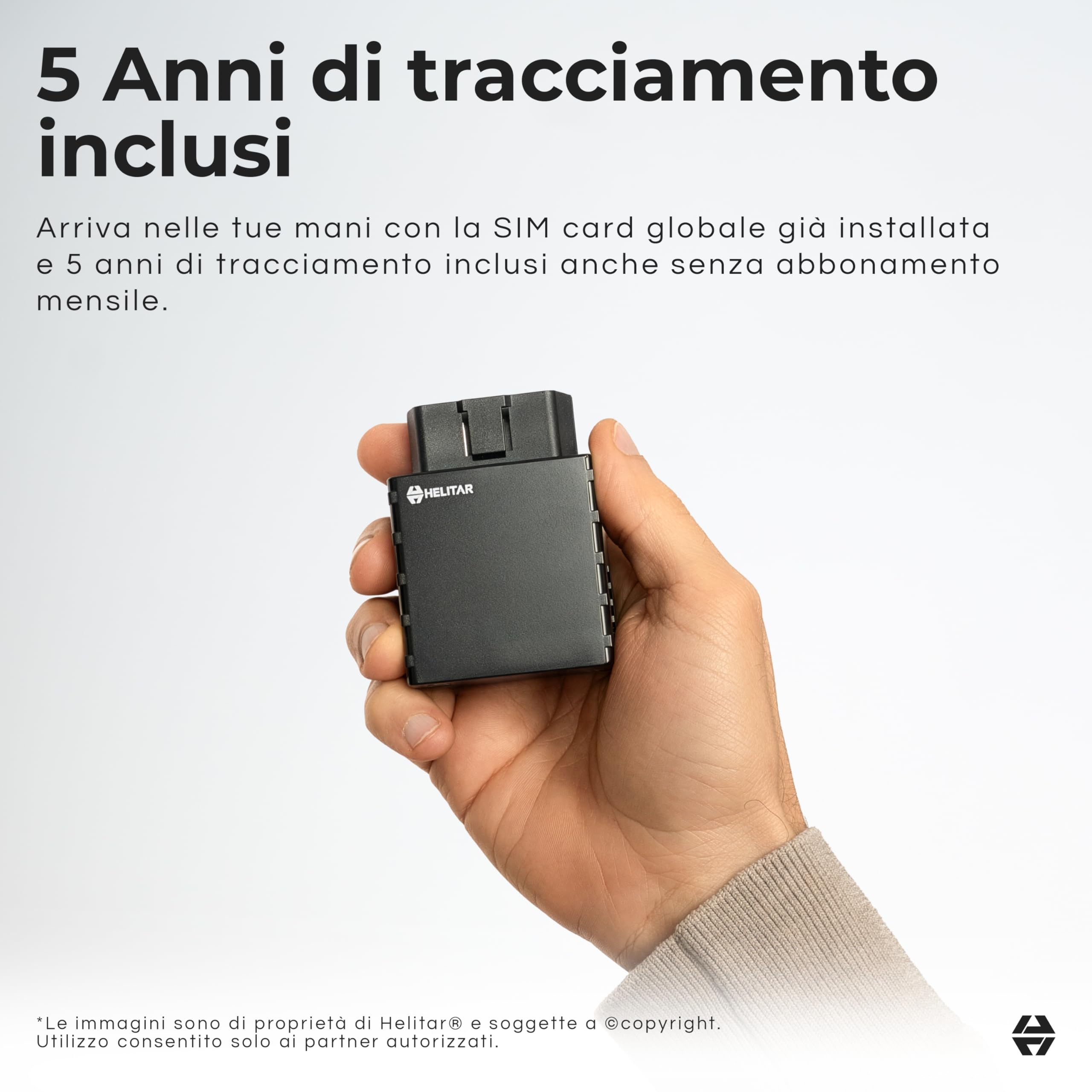 Localizzatore GPS per Auto - Porta OBD - 5 Anni di Tracciamento Inclusi - Garanzia su Furto e Incidente Del Tuo Veicolo - GPS Tracker con Copertura Globale