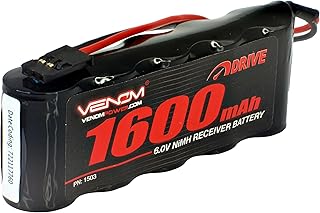 Venom 6v 1600mAh 5-Cell Flat Receiver NiMH Battery