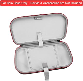 RLSOCO Protective Case for Logitech G Cloud Handheld Portable Gaming Console, Compatible with Gaming Console and Charging Cable - Black (Case Only)