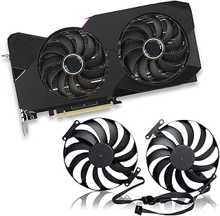 Ventilateur de refroidissement pour carte graphique Asus RTX 3070 3060 Ti 95 mm T129215SU 12 V 0,50 A RTX 3070 3060 Ti Dual OC