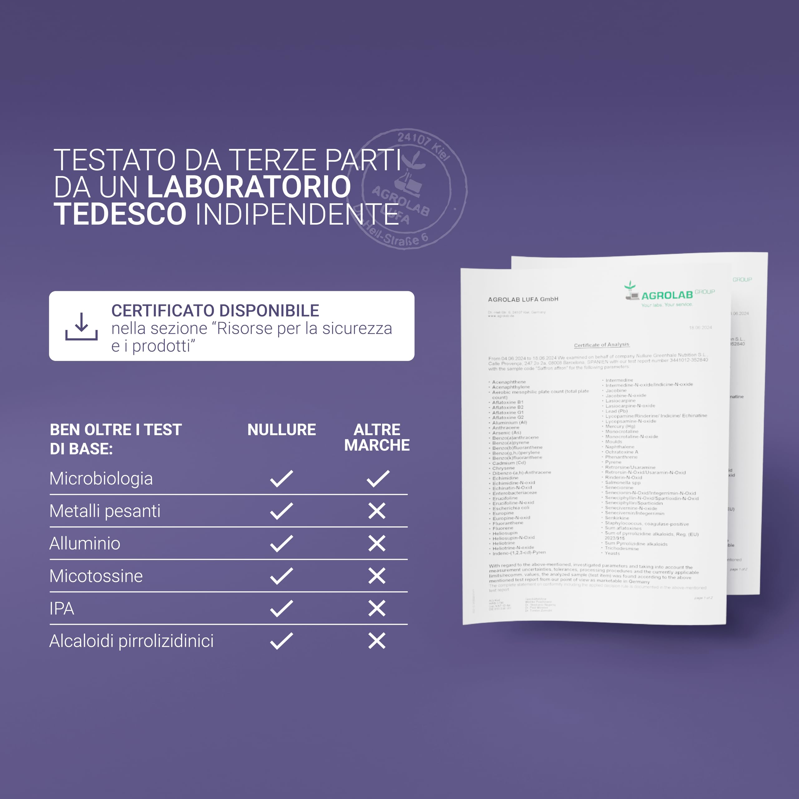 Nullure Zafferano Spagnolo Premium |Zafferano integratore brevettate Affron® | 3,5% Lepticrosalidi | Affron | Vegano e senza additivi |Umore · Stress · Ansia | Estratto di Affron puro | 120 capsule