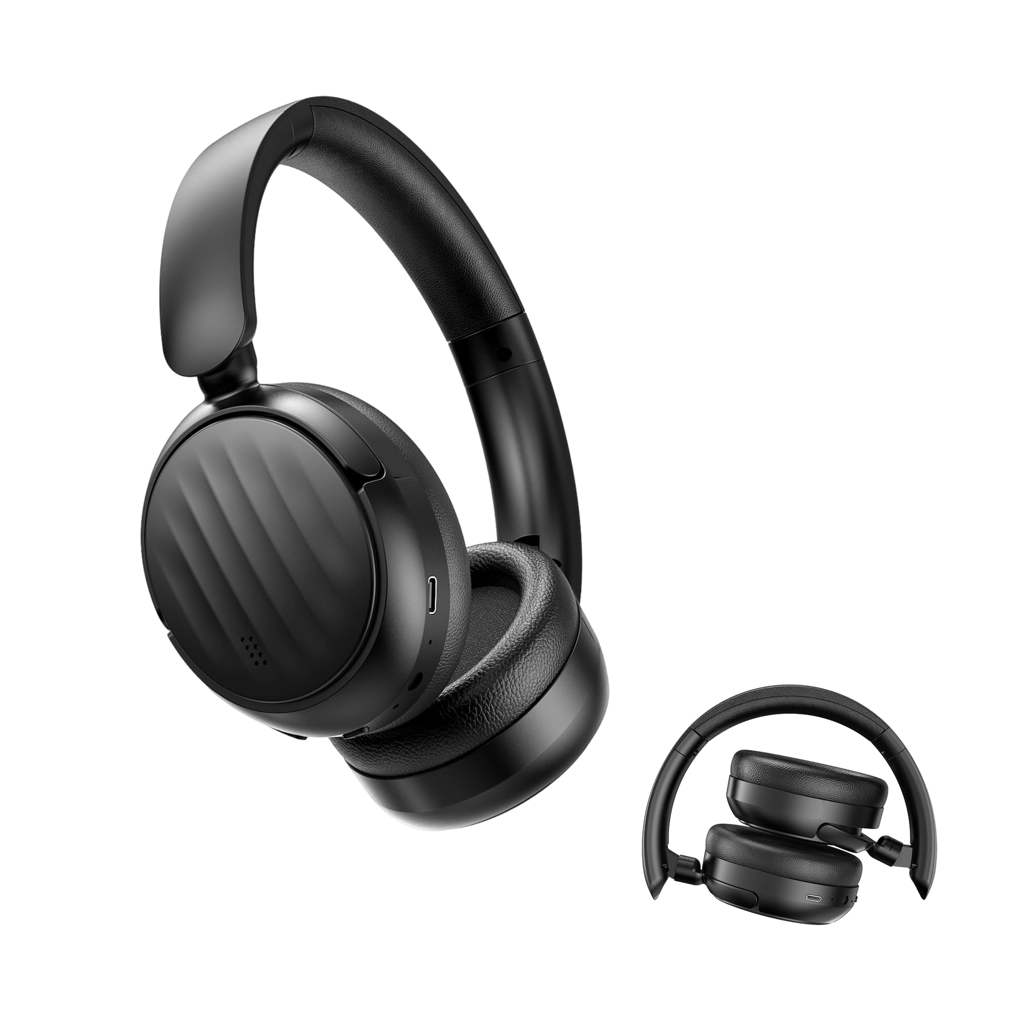 ヘッドホン bluetooth ワイヤレスヘッドホン 6つのシリコンマイク搭載A…