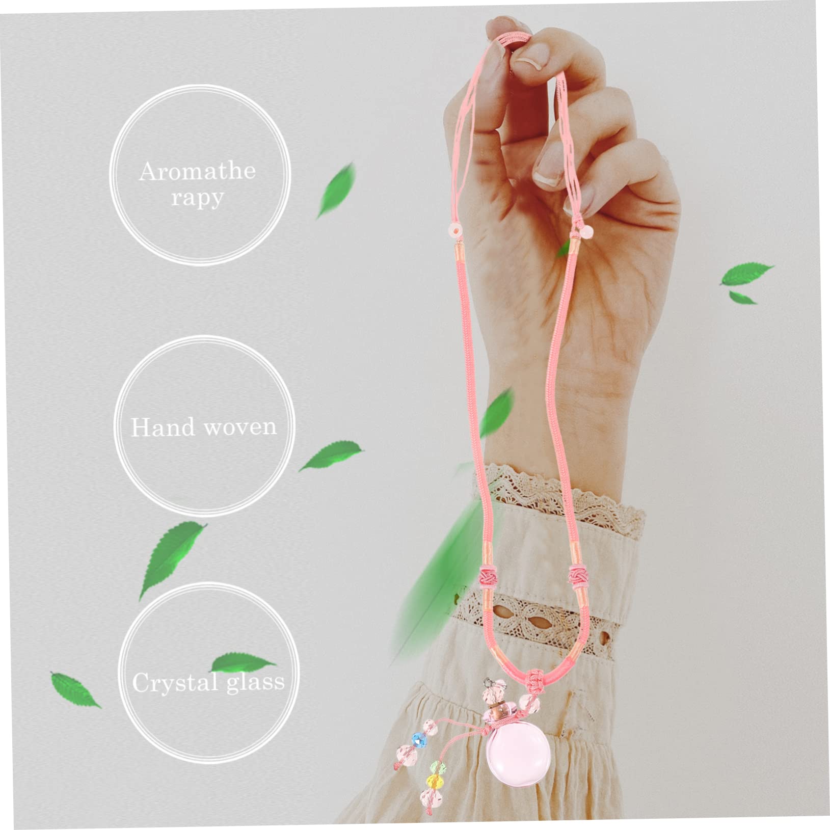 LIFKOME 3pezzi Collana Diffusore Con Ciondolo Creativo Pendant Per Essenze Aromatiche Adatta Eventi Come Festa Di Laurea e Natale