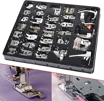 32 Parça Çok Fonksiyonlu Dikiş Makinesi Ayağı