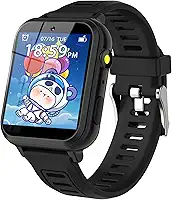 LITEYPP Relógio Inteligente Infantil, Brinquedo Para Meninos E Meninas De 3 A 13 Anos Com 24 Jogos, Câmera, Reprodução Música, Exibição Tempo, Recursos Gravação Áudio Vídeo Muito Mais