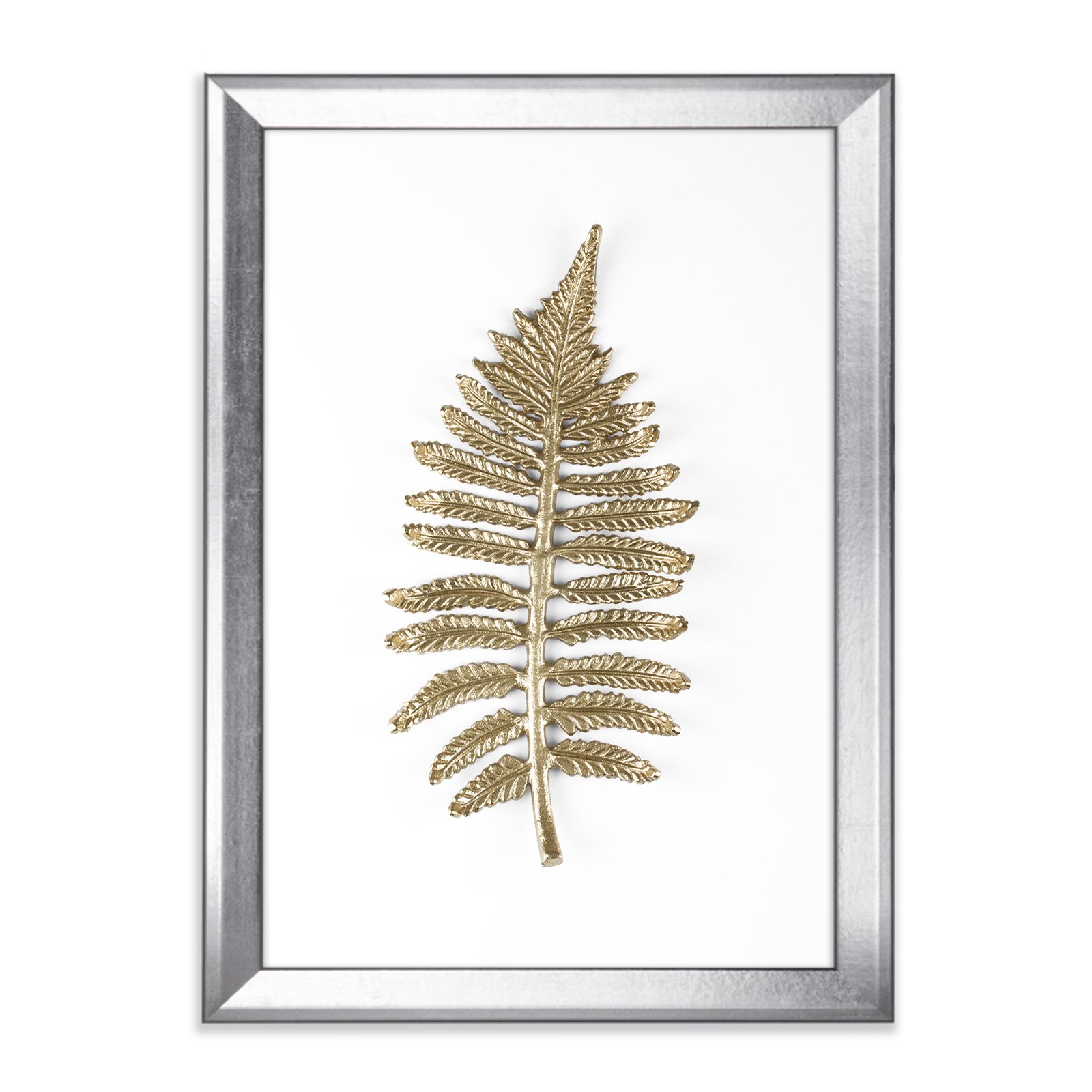 PRIO - Lámina decorativa (61 x 91 cm, con marco de fotos), color plateado
