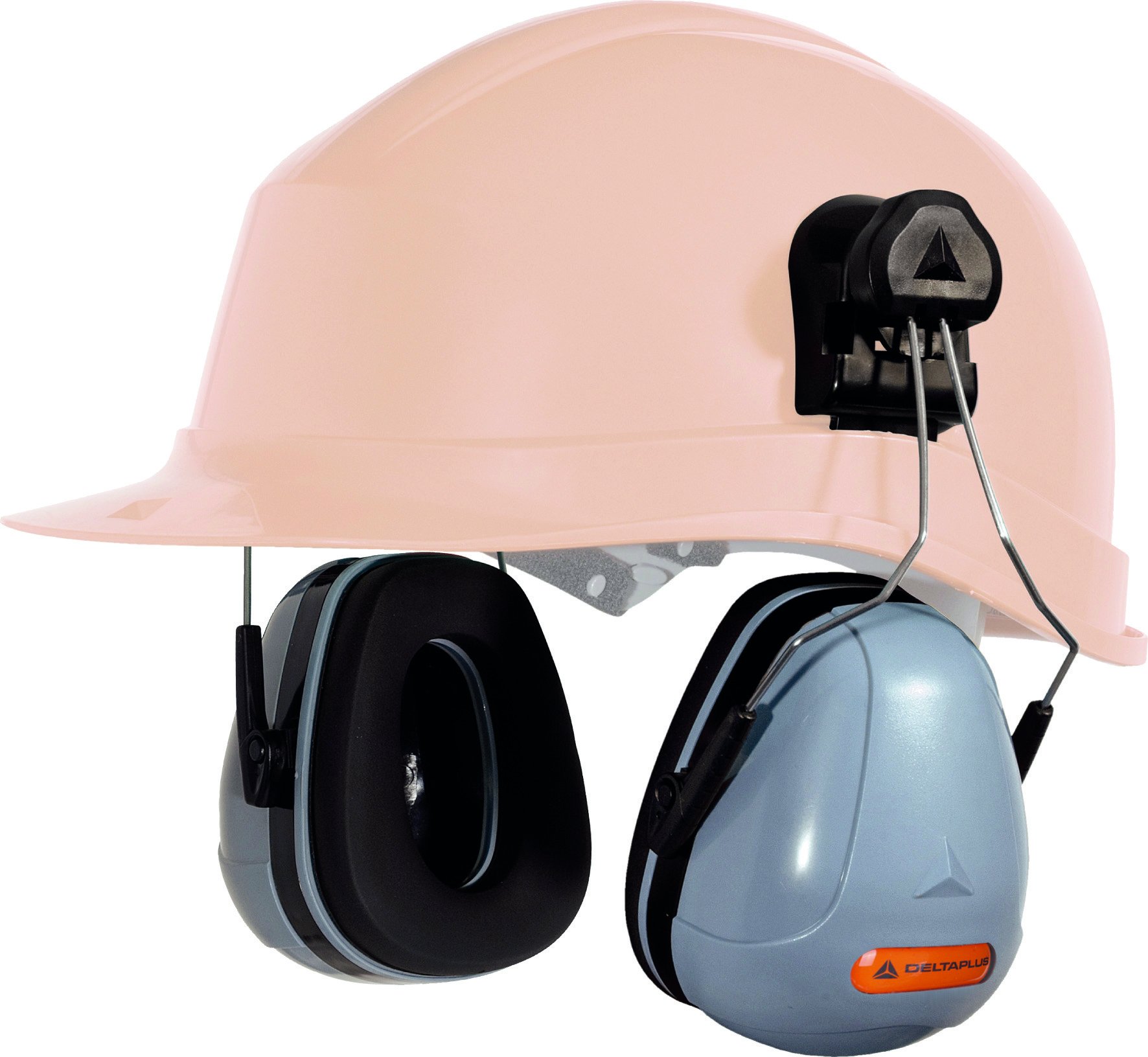 Deltaplus Grey Delta Plus Magny Helmet Snr 32 Hard Hat Ear Defenders Protectors