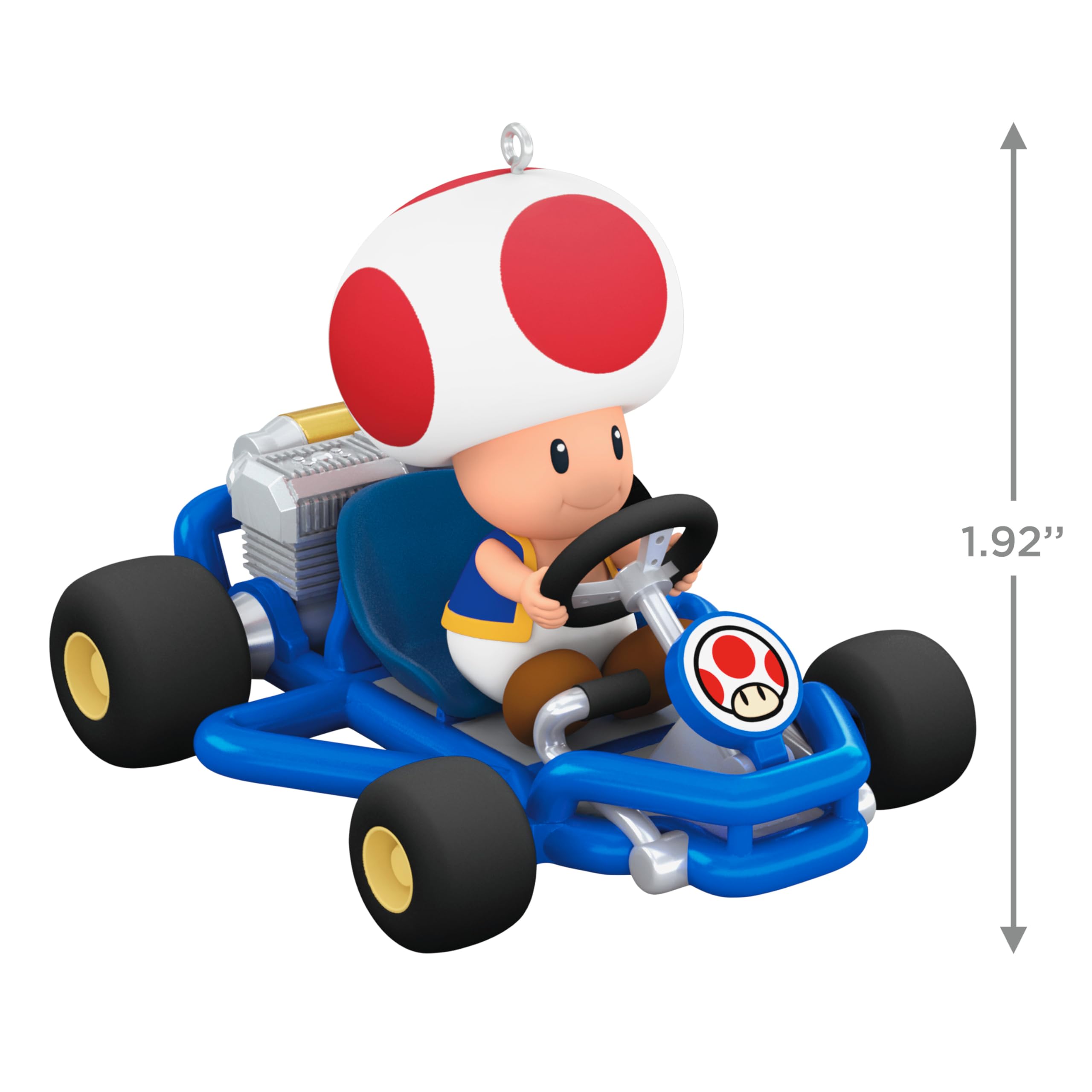 Hallmark Mario Kart Toad Pamiątka Ozdoba, Dekoracja Drzewa Super Mario, Żywica Wisząca Ozdoba, Boże Narodzenie Ozdoba Wisząca, Prezenty na Boże Narodzenie