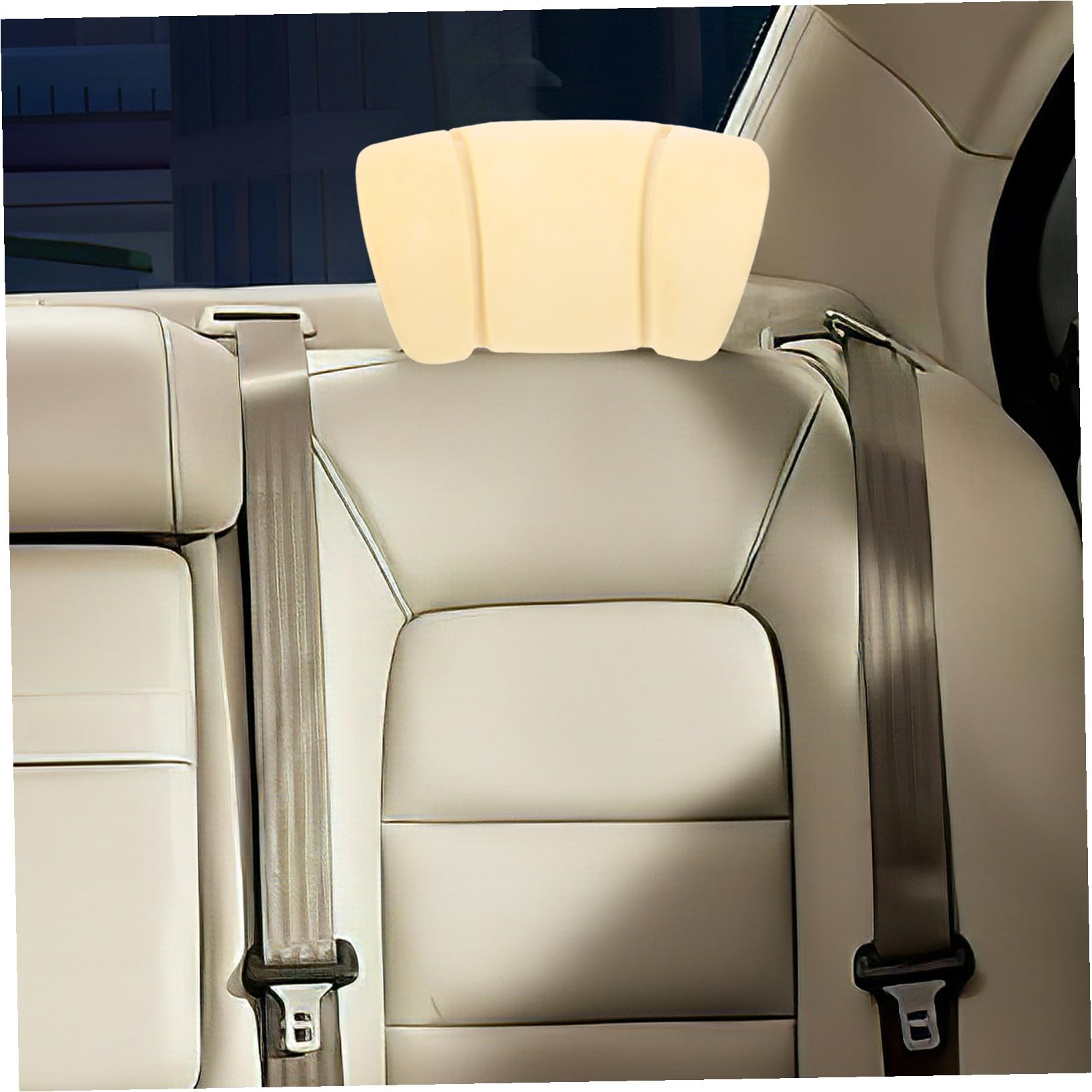 Almohadilla Espuma Reemplazo para Reposacabezas Coche Ergonómica con Tubo de Hierro para Asientos Rv y Negocios sin Funda Soporte Cervical Cómodo y Fácil Instalación