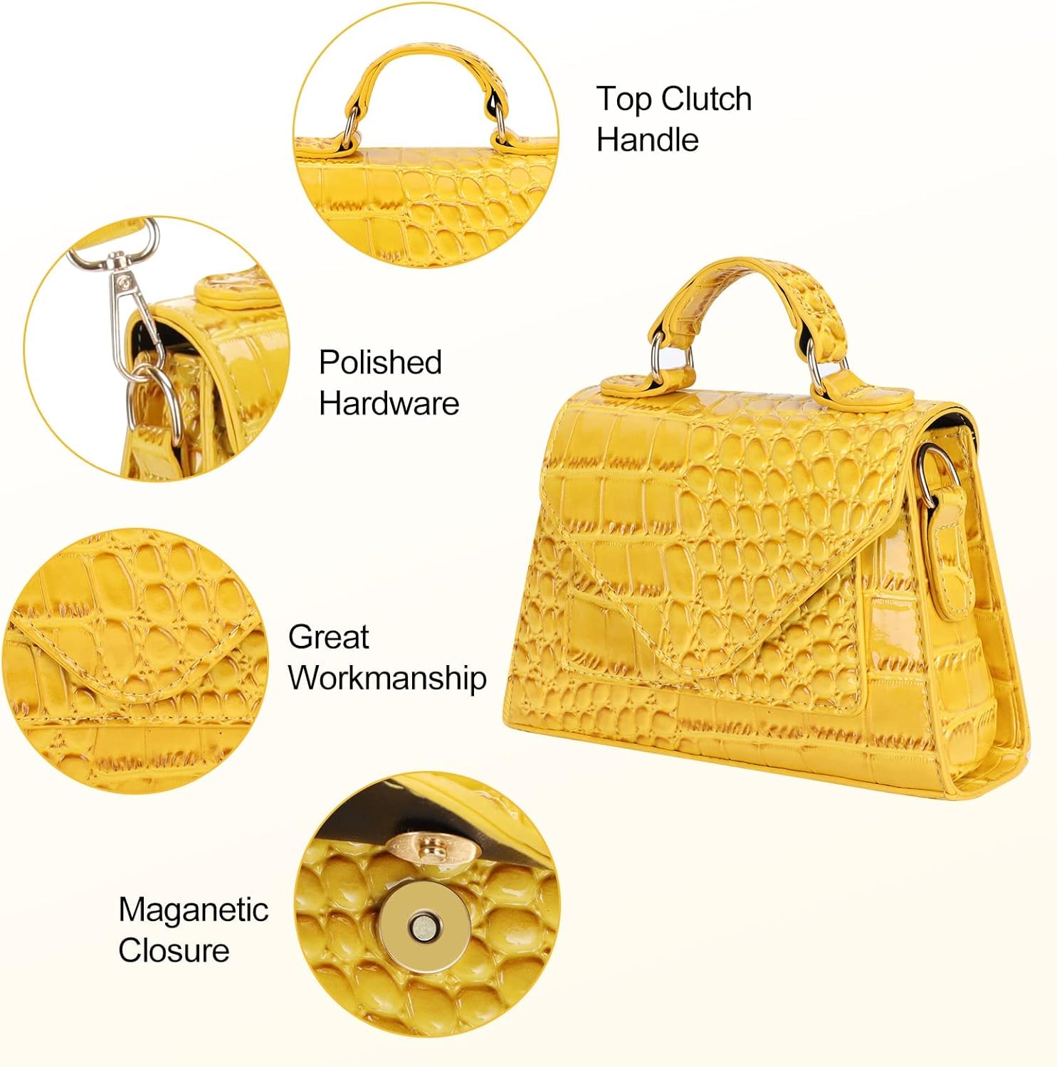 FRANSHION Handbags - Mini & Cute Small Crossbody Bags for Women, Trendy - Image 6