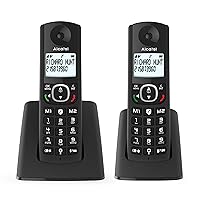 ALCATEL F530 Duo - Telefono fisso cordless DECT - Grande display retroilluminato