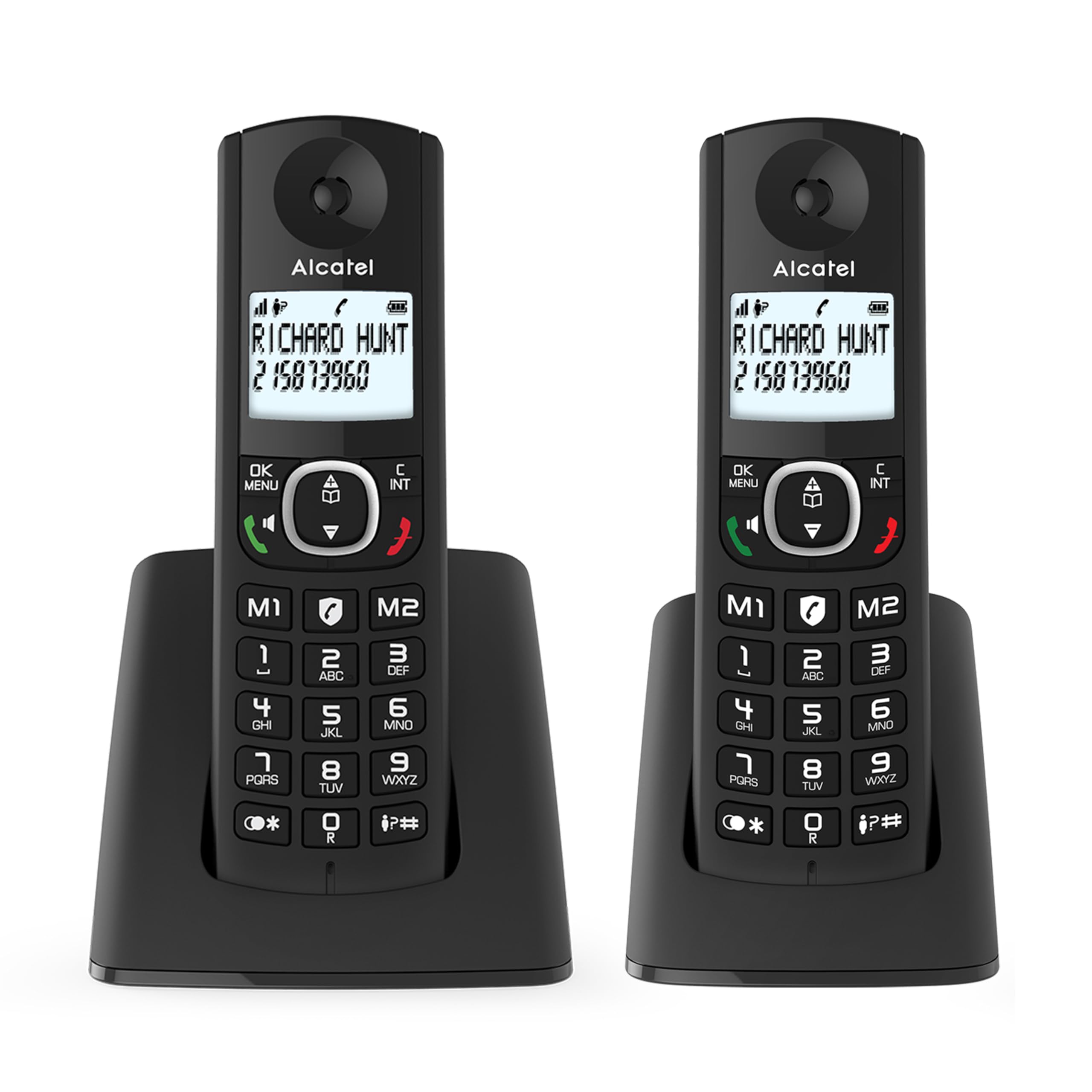 Telefono Cordless Alcatel F530 - Display Grande, Vivavoce E Blocco Chiamate - Bianco/Blu - Foto 5