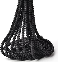 Vista 62 de ICAI Cuentas 4x6mm Naturales Redondas – Cuentas Espaciadoras de Gemas Sueltas para Hacer Joyería DIY (Lapislázuli)