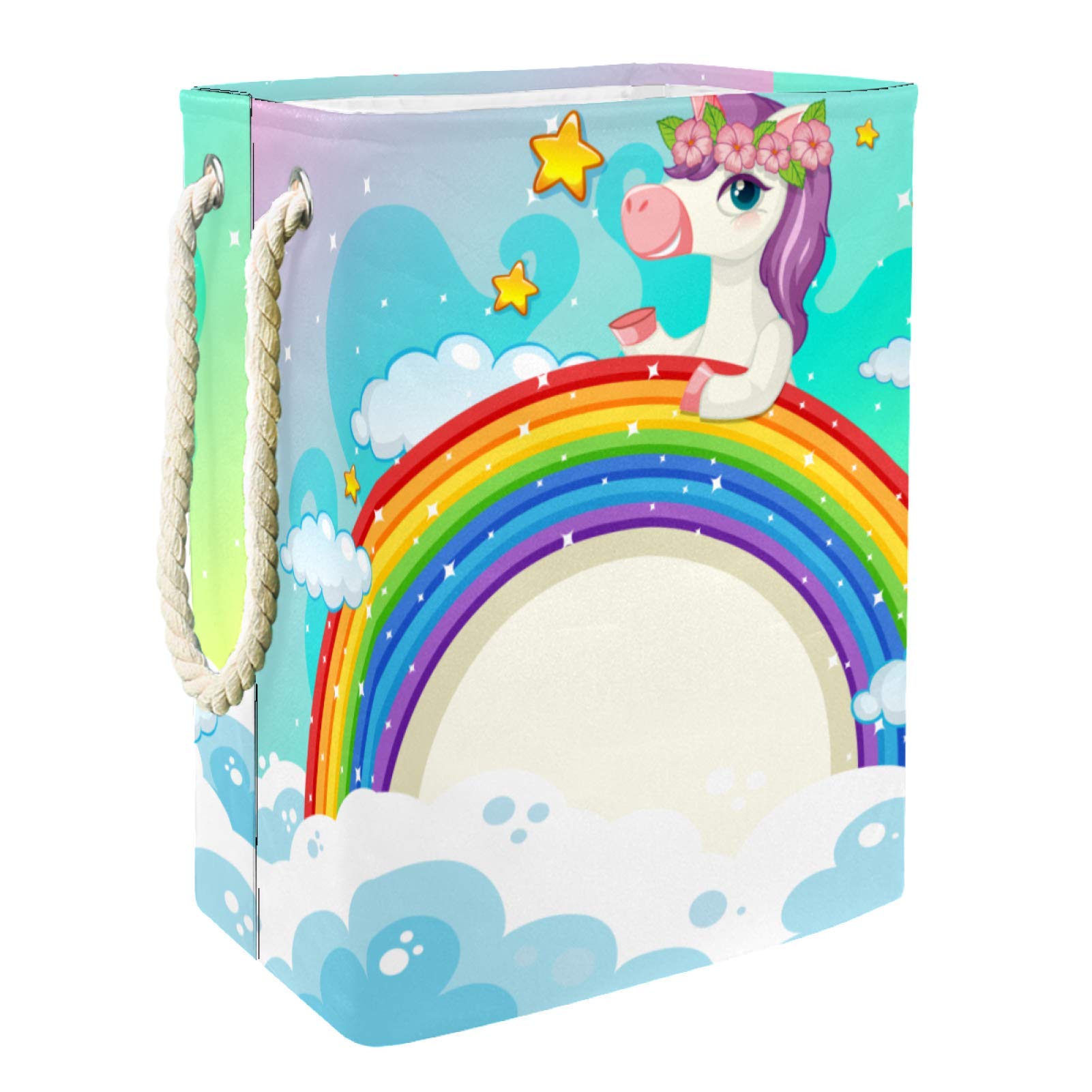 Panier à linge imperméable licorne pour éliminer le désordre au sol