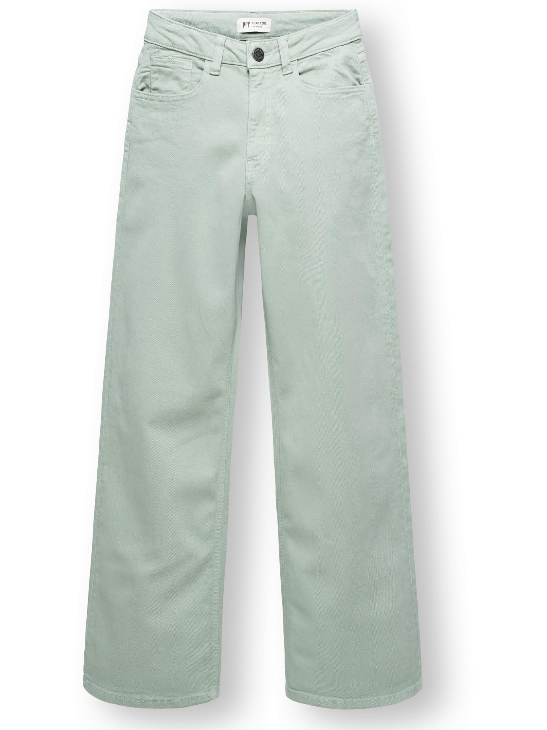Peak Time Damen Wide-Leg Stoffhose Lange Chino-Hose mit Bio-Baumwolle (GOTS Zertifiziert) und Stretch Cyrele