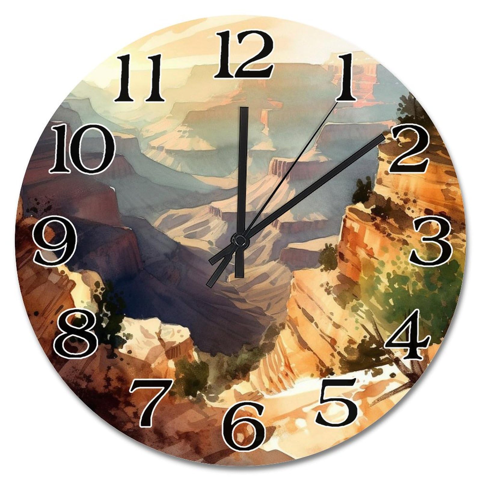 Horloge murale silencieuse Grand Park pour éliminer le tic-tac dans le bureau
