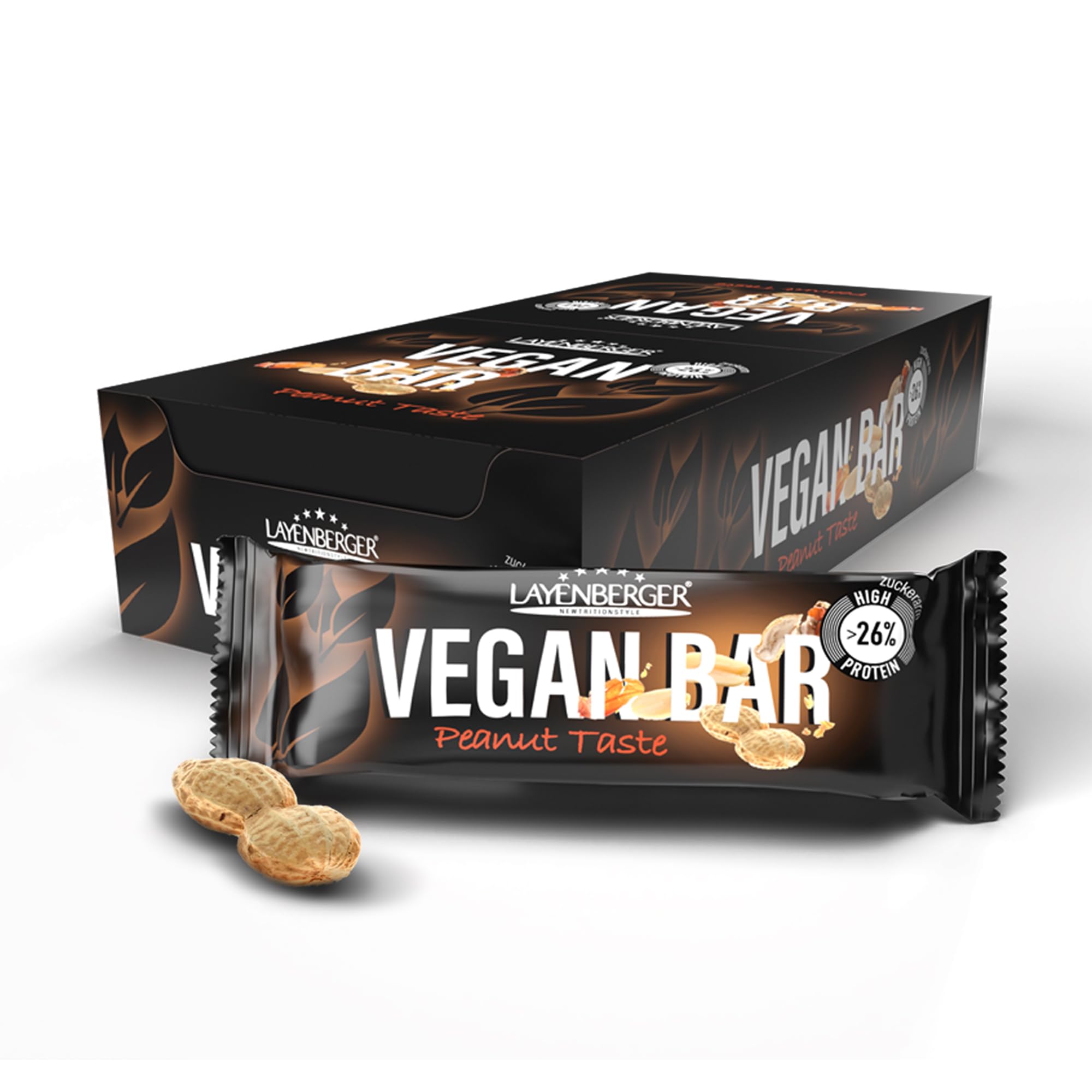 Layenberger Vegan Bar Erdnuss (18x35 g)