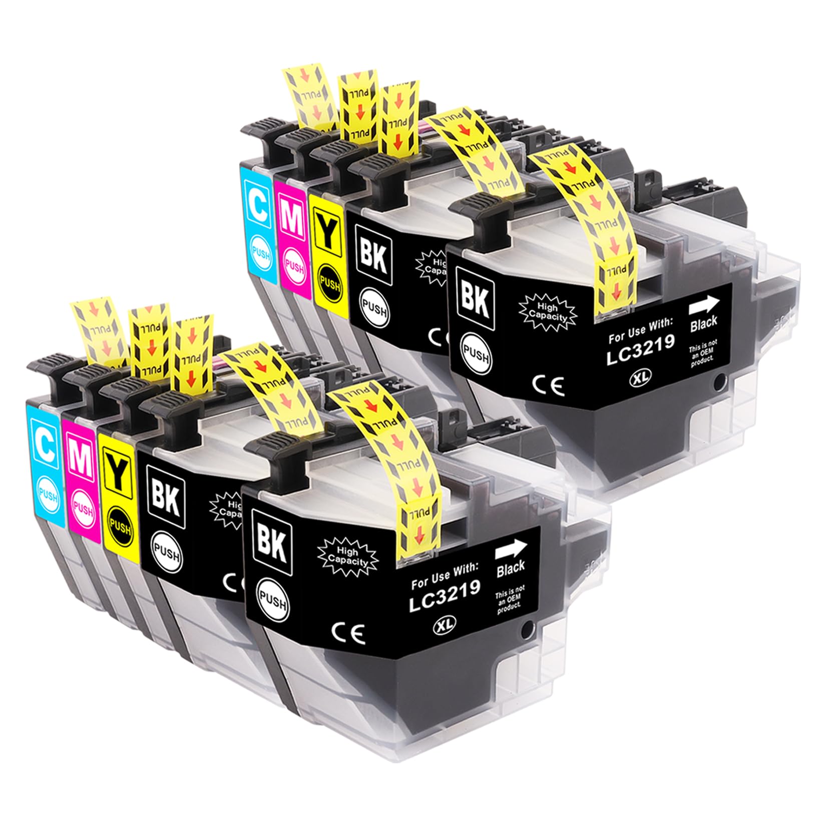 Yowell 10x cartucce LC3219XL compatibili con Brother LC-3219XL LC3219 LC3217 per MFC-J5330DW MFC-J5335DW MFC-J5730DW MFC-J6930DW MFC-J5930DW J6530DW J6935DW
