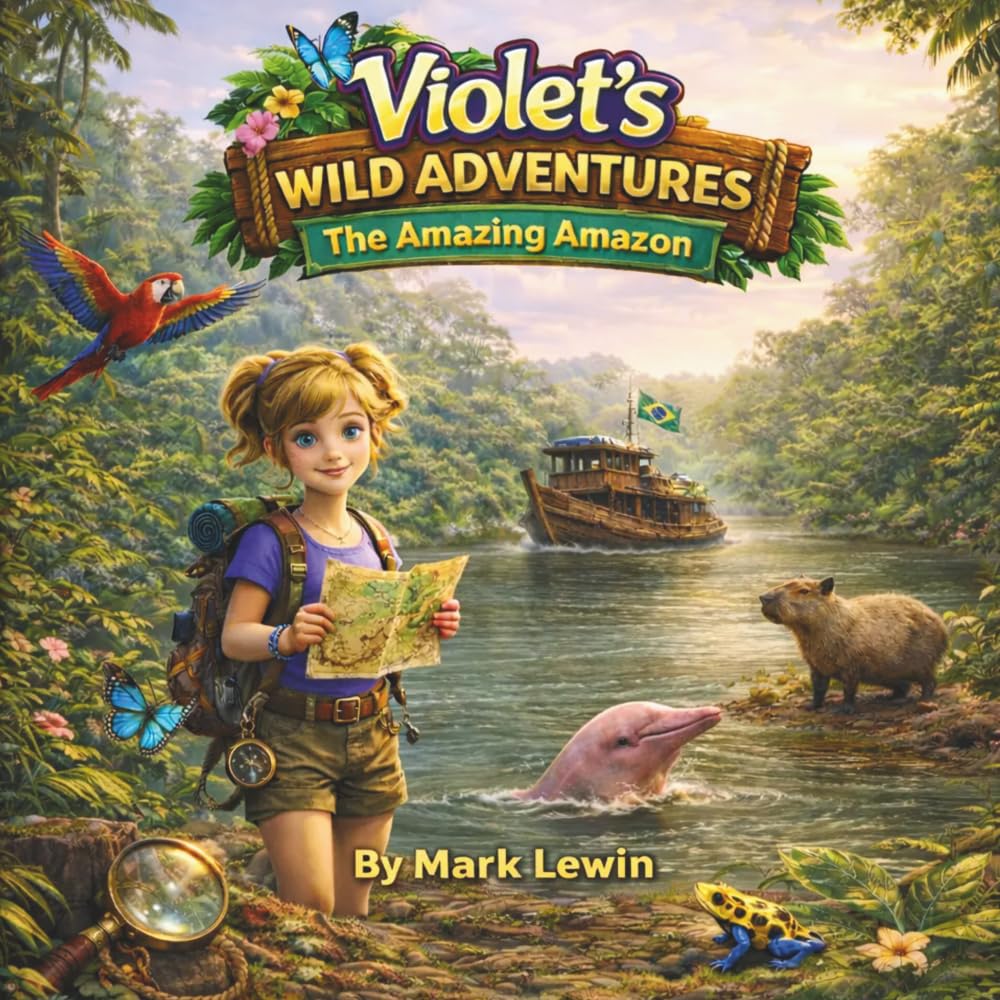 Violet's Wild Adventures - The Amazing Amazon: A First-Person Illustrated Adventure Exploring Rainforest Animals, Geography, Conservation, and Culture for ages 6-12.