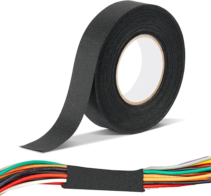 2 Pcs Wire Harness Tape, Wire Loom Tape High Temp Wiring Loom Harness