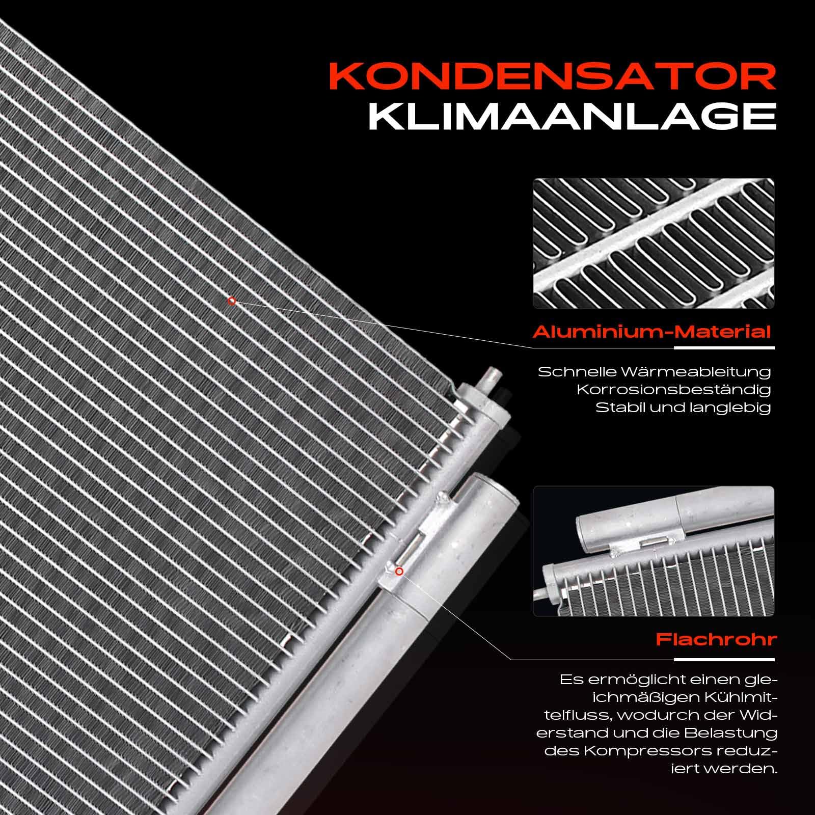 Frankberg Kondensator Klimaanlage mit Trockner 80110SWAA01 | Kompatibel mit CR-V III RE