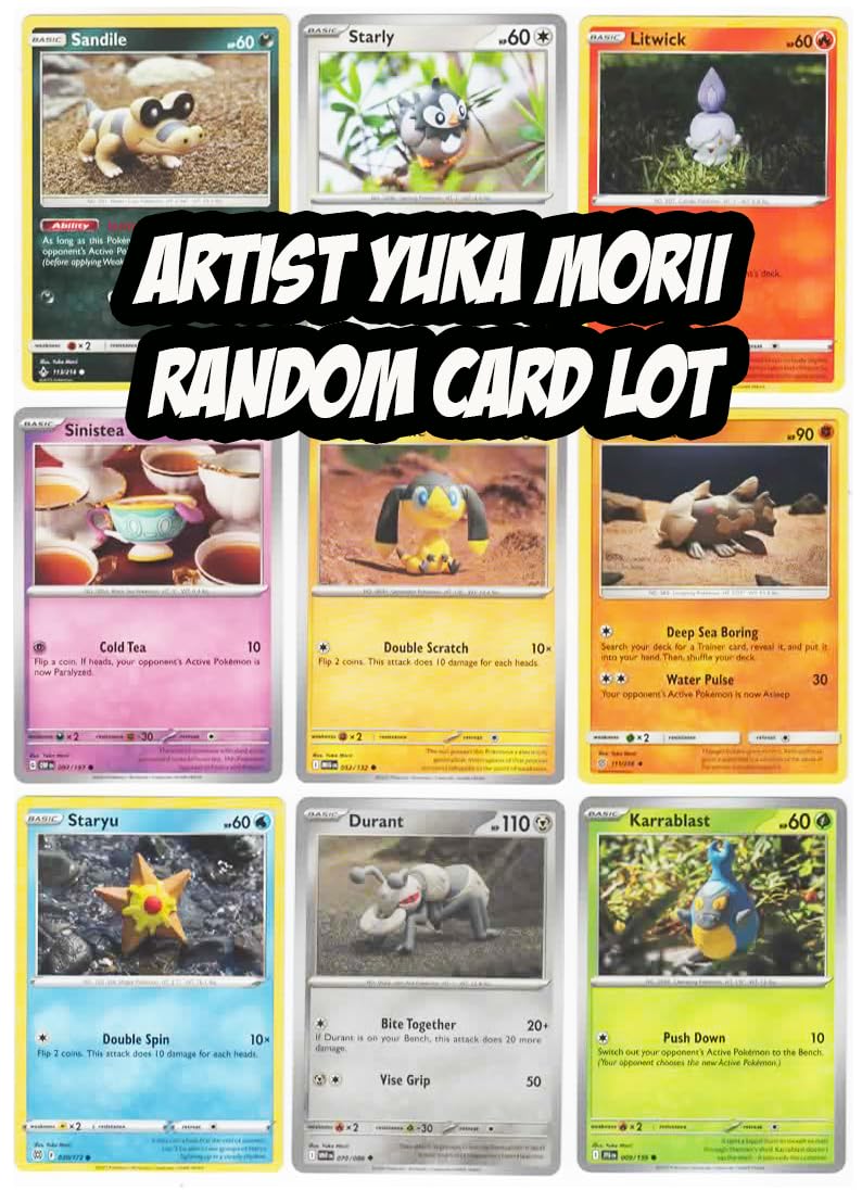Amazon.com: Pokemon Artist Random Card Lot x9 - Yuka Morii - No