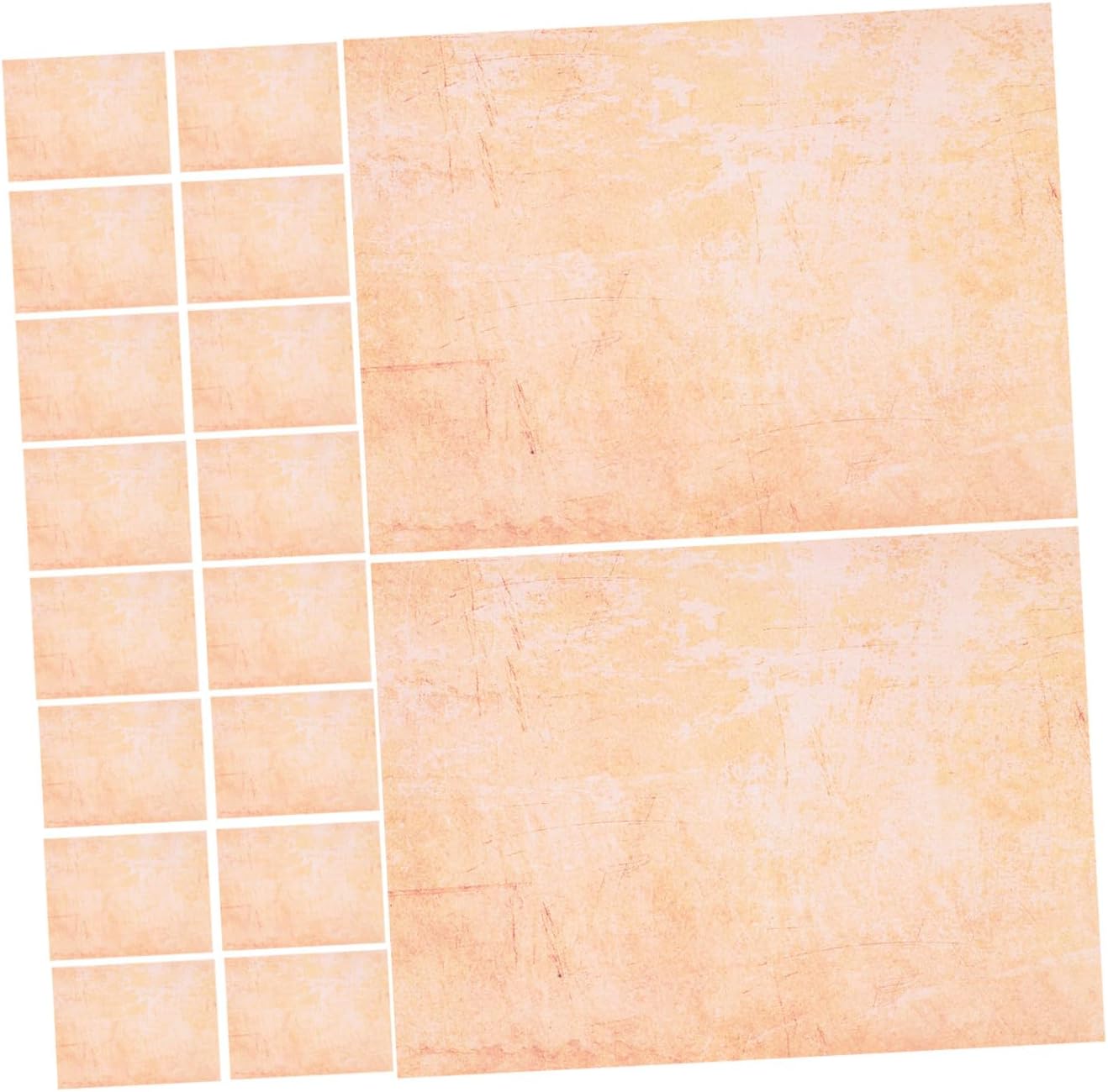 Healifty 100pcs A4 Vintage Writing Paper Stationery Paper Blank Letter for Invitations and Notes Retro Style Decorative for Office and Personal Use