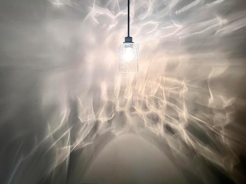 Miniatura 9 de Paquete de 3 lámparas de techo colgantes de isla de cocina industrial de granja con acabado negro para dormitorio, pasillo, comedor, entrada sobre