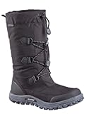 Light Women&apos;s Winter Boots&comma; Tundra Rated&comma; 14 to -22 degrees Fahrenheit&comma; Tall Height&comma; Black&comma; Size 9