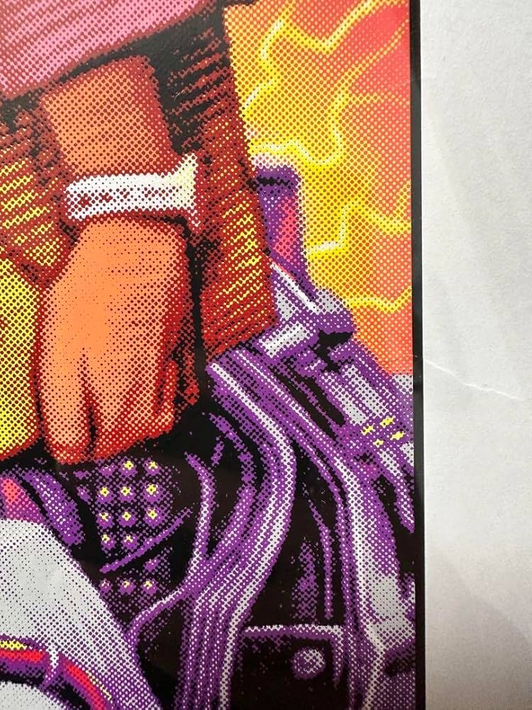 ロッキンジェリービーン　バックトゥザフューチャー Back To The Future x Rockin'Jelly Bean” Silk Screen Print AP