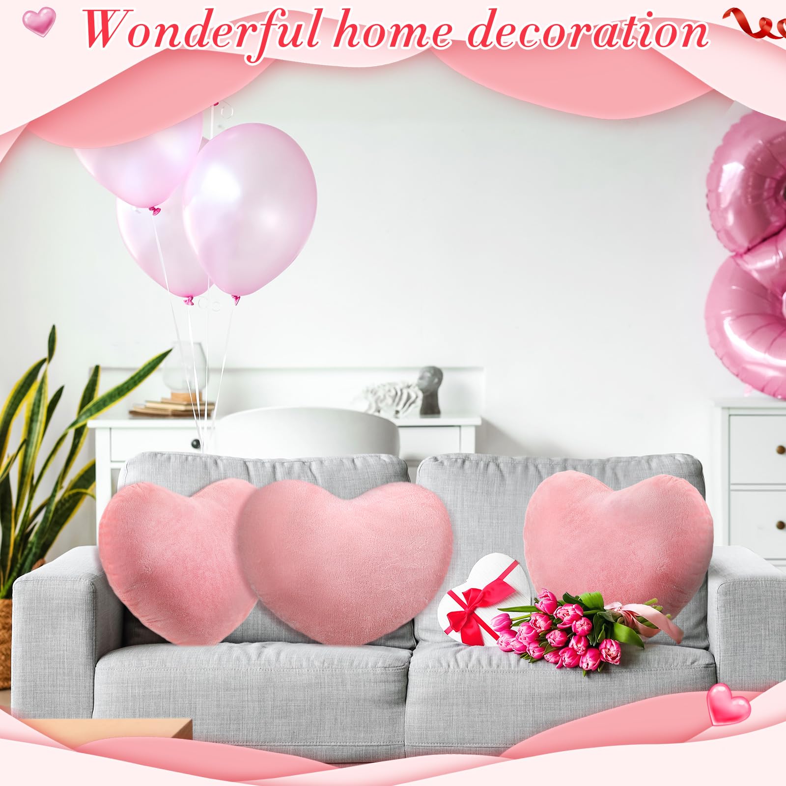 Sheepworld Cojín Con Diseño Du Y Yo | Cojín De Peluche En Forma De Corazón, 25 Cm X 25 Cm, Multicolor, 100% Poliéster, Regalo, Amor, San Valentín | 45328