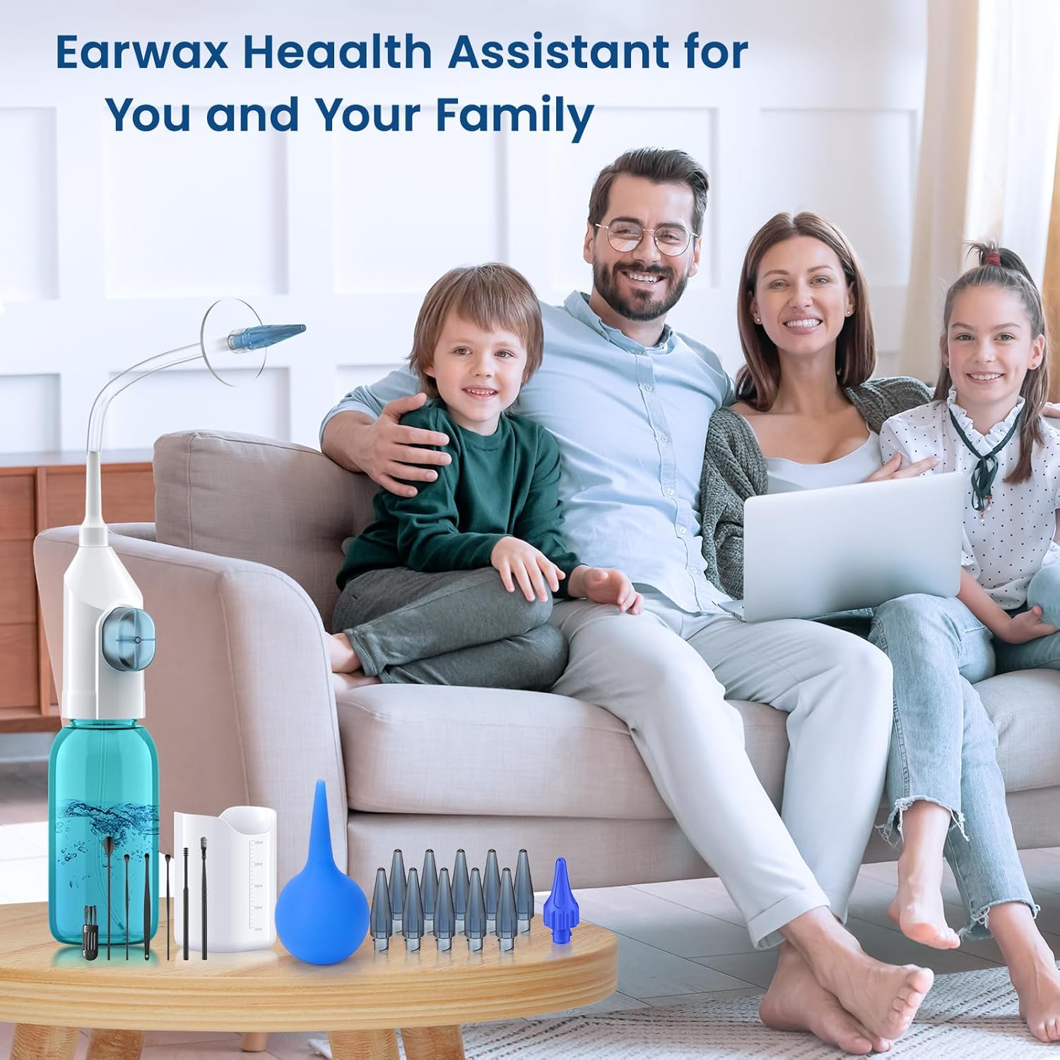 Ear Syringe - Ear Wax Removal - Sucks Snot and Earwax Removal Kit - FSA HSA Eligible-Safe and effective removal of ear wax and snot