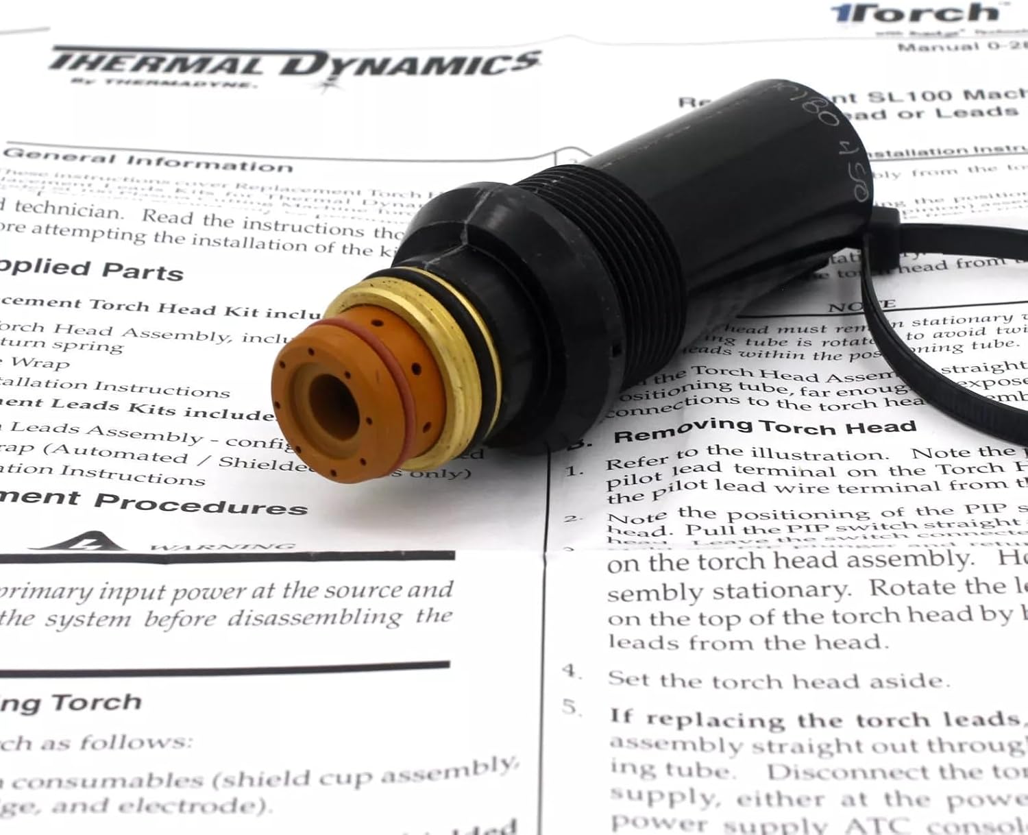 20pcs 9-8208 Standoff Tip Nozzle 40A Compatibility with Thermal Dynamics Cutmaster 30+ 40 52 58 70+ 102 Cutting SL60/SL100 Plasma Torch Consumables