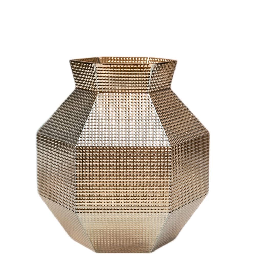 Vase en verre jaune décoratif pour sublimer vos fleurs artificielles