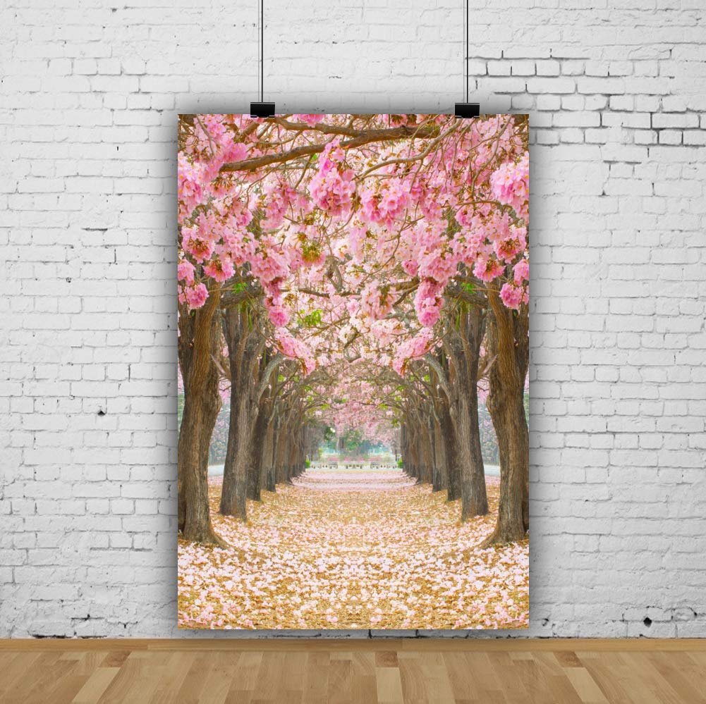ABPHOTO 7x5ft Photography Backdrop Falling Petal Over Romantic Tunnel Pink Flower Trees Castle Photo Background Backdrops 2ad19593 B1ef 4463 B16d 1a81237bed50 1.40f96dcc3cc5d61b2dab97ccc0154bbd