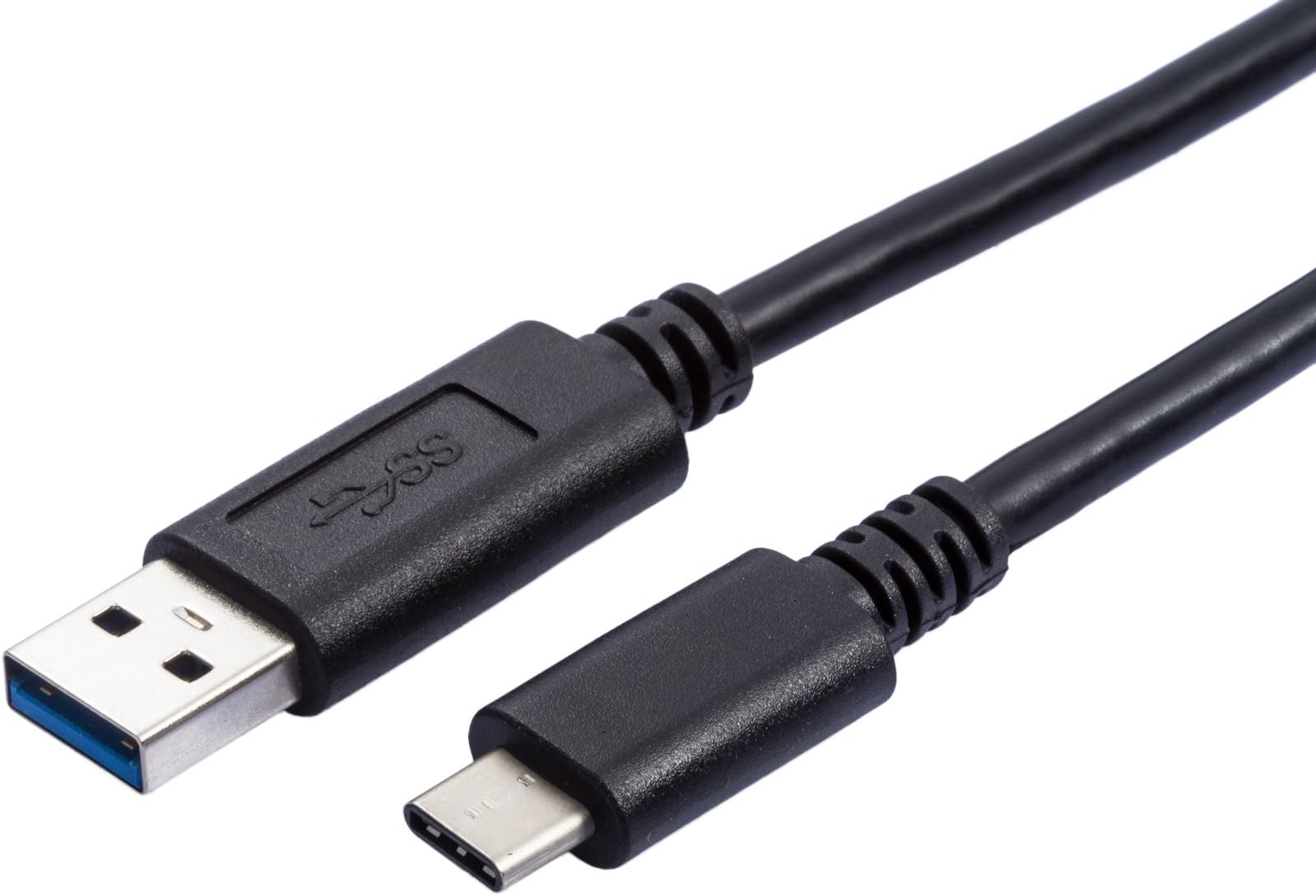 Hausbel SuperSpeed USB 3.1 USB Type-C Male USB-C to USB Type A USB 3.0 Male Data Cable for Apple MacBook 12 inch Nokia N1 Tablet Mobile Phone and Other Type-C Supported Devices (1Meter / 3.3 Feet)