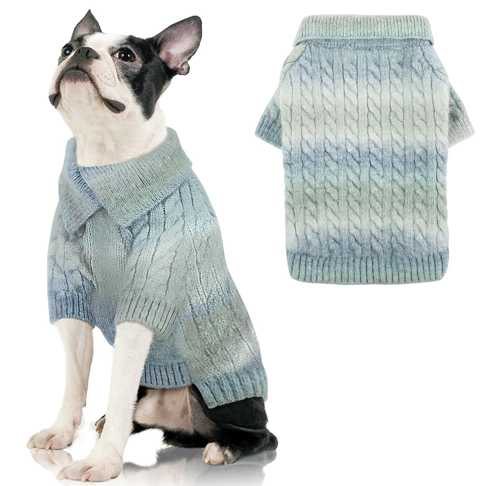 MIGOHI Hundepullover Größe S – Weicher Winterpulli Mit Hohem Kragen, ärmellos, Beige
