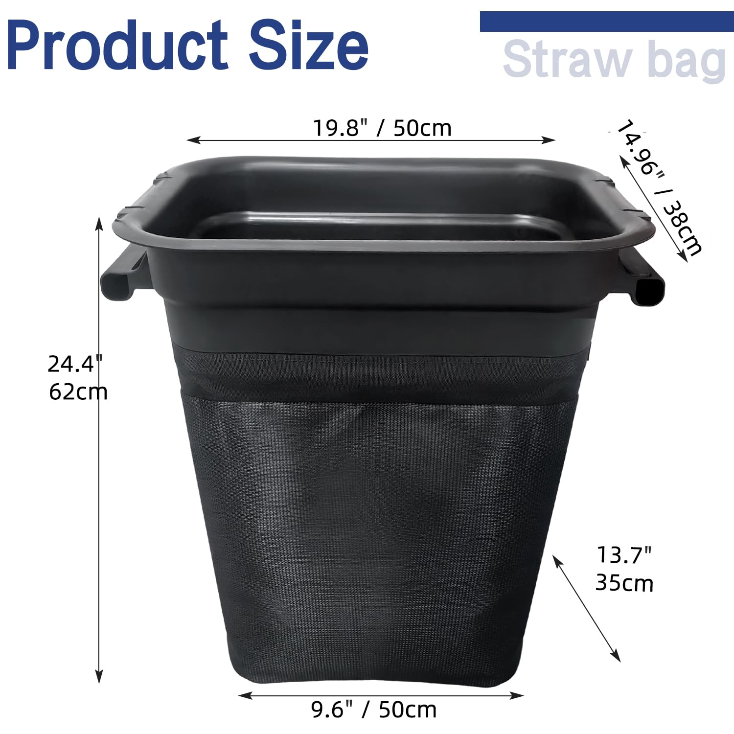 deawater 2 Bolsas de césped Suave 532400226 400226 con Junta de Cubierta para cortacésped Husqvarna Craftsman Ariens Poulan AYP