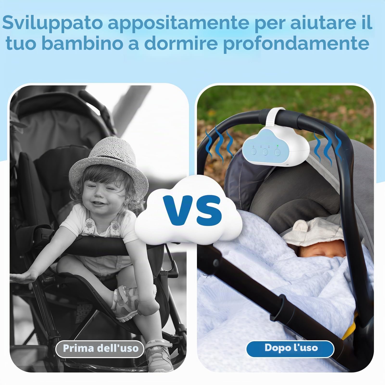 Dondola Passeggino Elettrico | Universale Muovi Passeggino Automatico | Baby Rocker Con Timer | Dondola Carrozzina Automatico