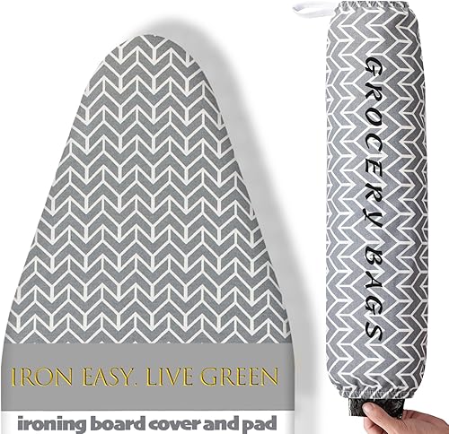 Vista 24 de BNDX Funda para tabla de planchar y almohadilla para regalo, revestimiento de silicona, acolchado resistente a la quemadura, acolchado extra grueso