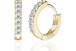 Sweetv Tiny Gold Hoop Earrings
