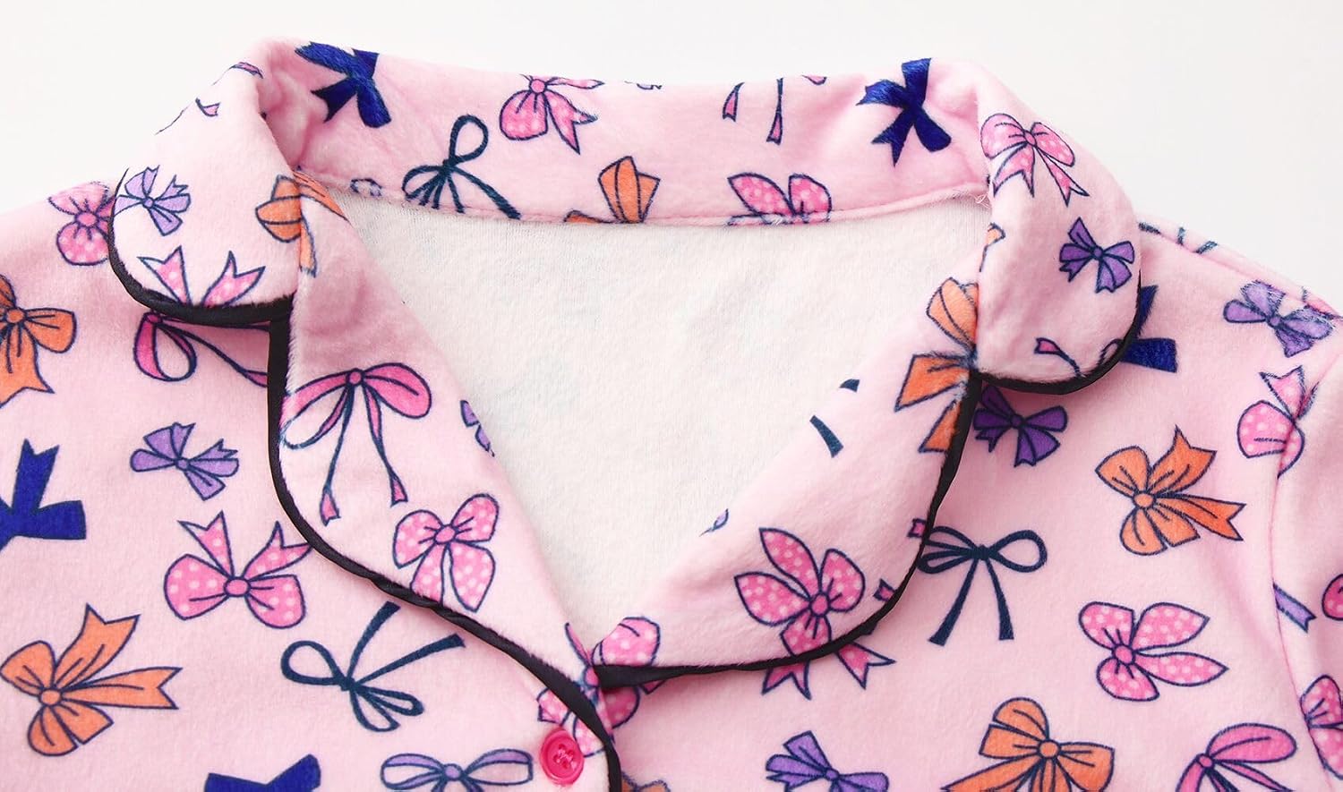 Girls Pajamas Sets Micro Fleece Pjs Long Sleeve Top & Pants 2 Piece Christmas Sleepwear