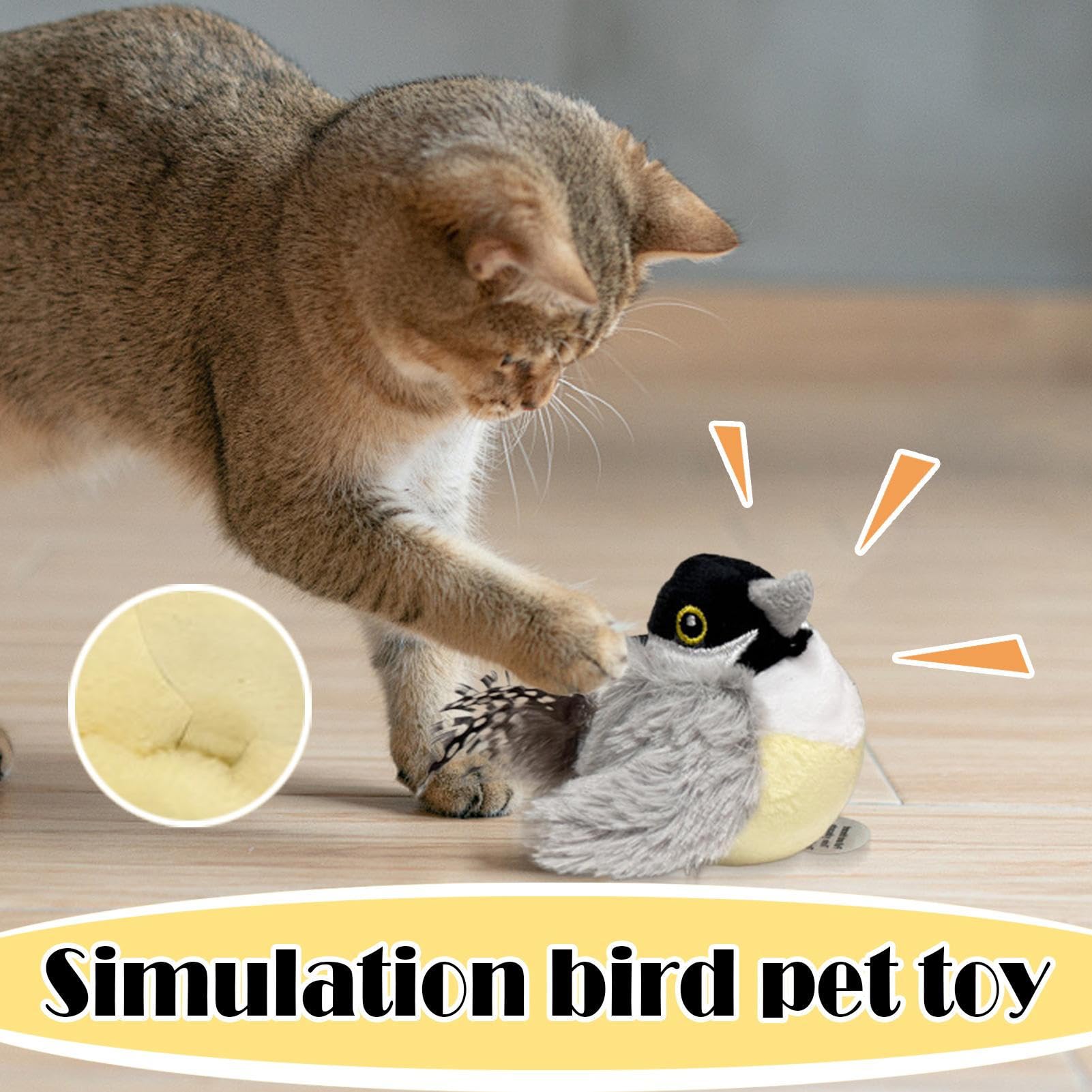 Gelrovaled Jouet Interactif Pour Chat, Jouet électronique Pour Chat